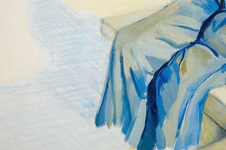 Original Abstract Expressionism Men Painting by Ruxandra Dontu