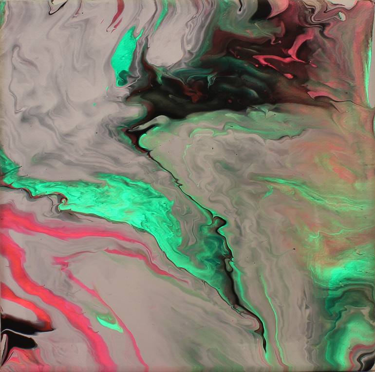 Original Fluid Art Abstract Painting by Sabrina Sauvé