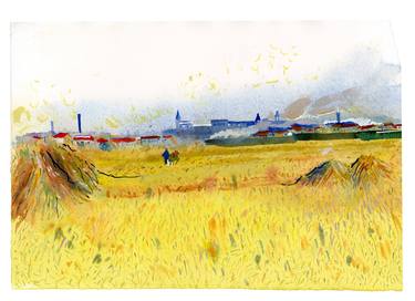 Arles: View from the Wheat Fields thumb