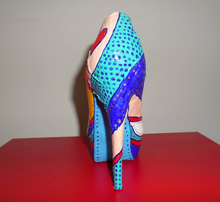 Original Pop Art Fashion Sculpture by Allesandra Tiller