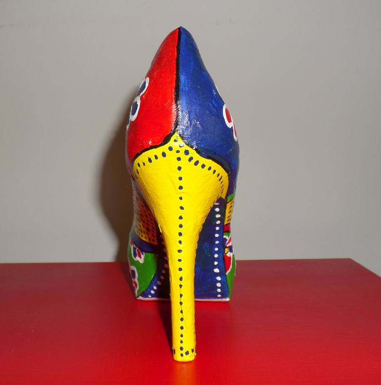 Original Pop Art Fashion Sculpture by Allesandra Tiller