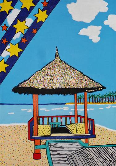 Original Beach Paintings by Allesandra Tiller