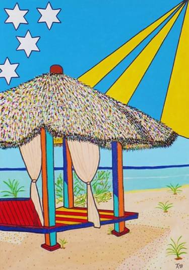 Original Beach Paintings by Allesandra Tiller