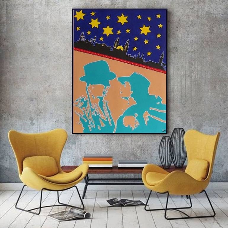 Original Cinema Painting by Allesandra Tiller