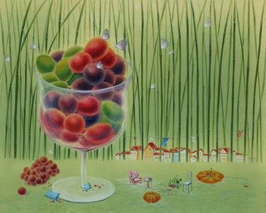 Print of Food Paintings by Da-rye Choi
