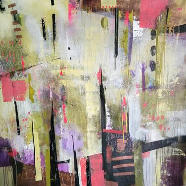 Original Abstract Expressionism Abstract Paintings by Sharon Feldstein