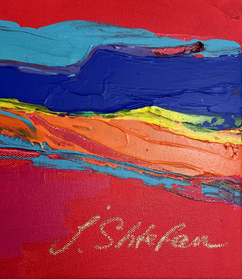 Original Abstract Expressionism Abstract Painting by Iren Shtefan