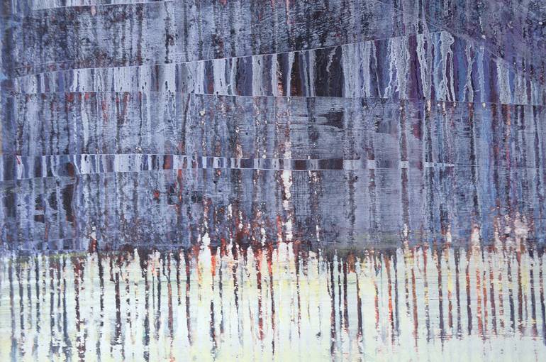 Original Abstract Expressionism Abstract Painting by Iren Shtefan