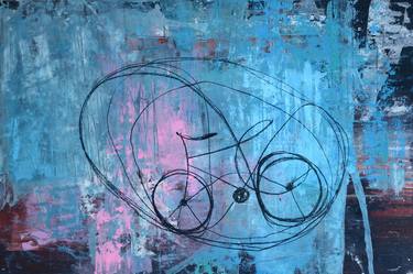 Print of Abstract Bicycle Paintings by Iren Shtefan