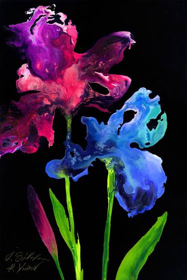 Print of Floral Paintings by Iren Shtefan