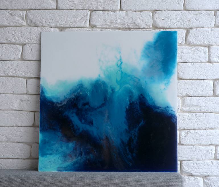 Original Abstract Expressionism Abstract Painting by Iren Shtefan