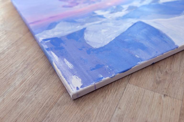 Original Minimalism Landscape Painting by Iren Shtefan