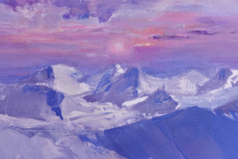 Original Minimalism Landscape Painting by Iren Shtefan