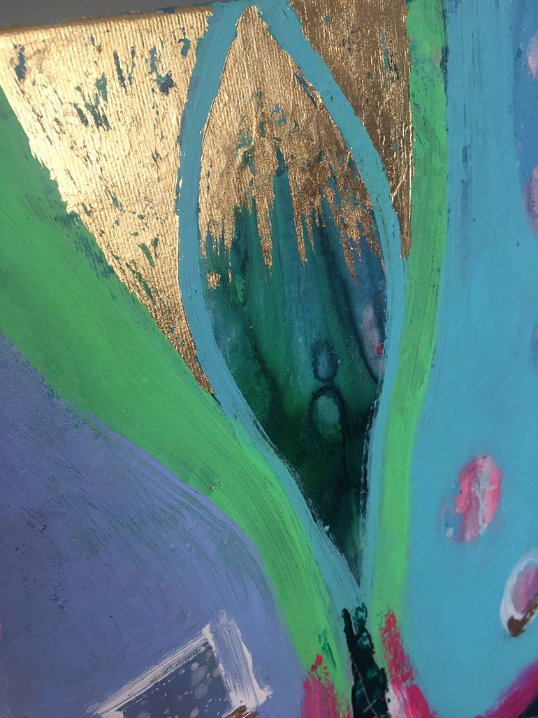 Original Abstract Expressionism Abstract Painting by Iren Shtefan