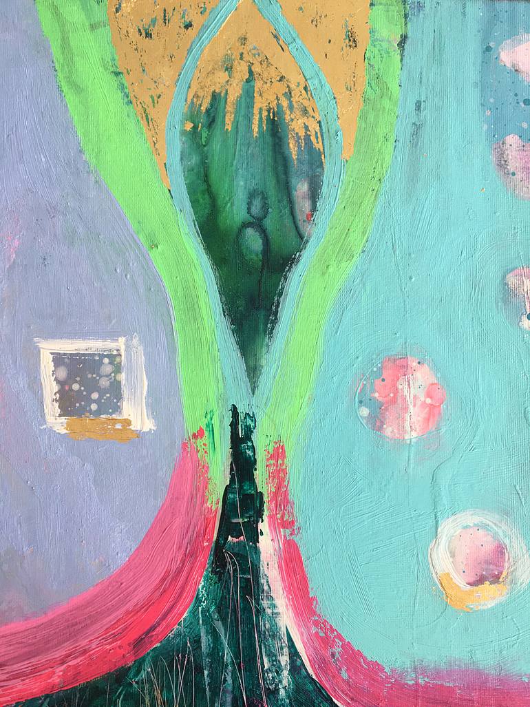 Original Abstract Expressionism Abstract Painting by Iren Shtefan