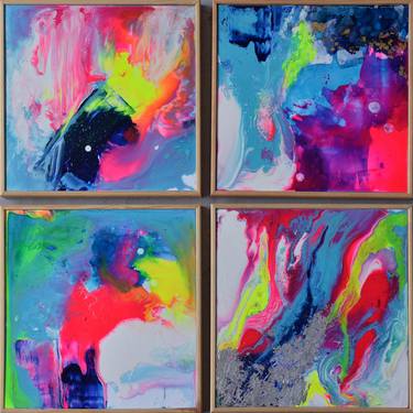 Original Abstract Expressionism Abstract Paintings by Iren Shtefan