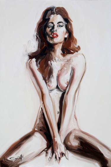 Original Nude Paintings by Michel Canetti