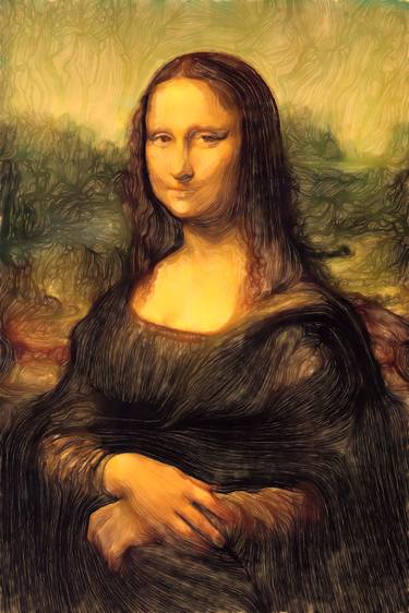 Mona Lisa by  line - Limited Edition 1 of 5 thumb