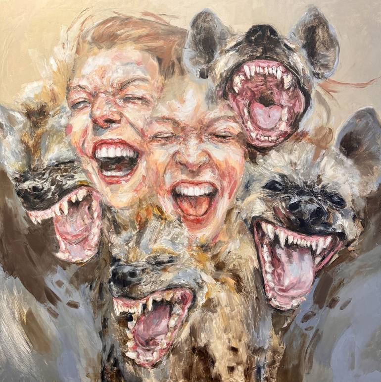 Original Abstract Expressionism Animal Paintings by Francesca Brivio