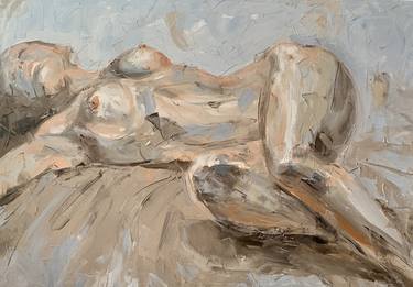 Print of Nude Paintings by Francesca Brivio