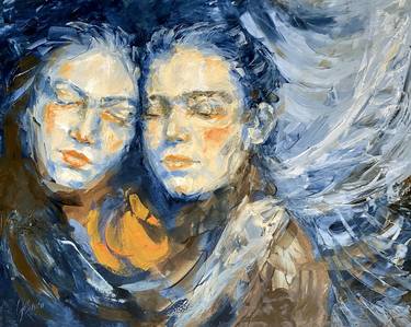 Original Figurative Love Paintings by Francesca Brivio