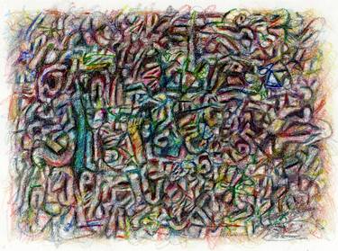 Original Abstract Expressionism Abstract Drawings by David Ronce