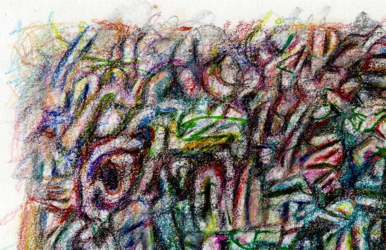 Original Abstract Expressionism Abstract Drawing by David Ronce