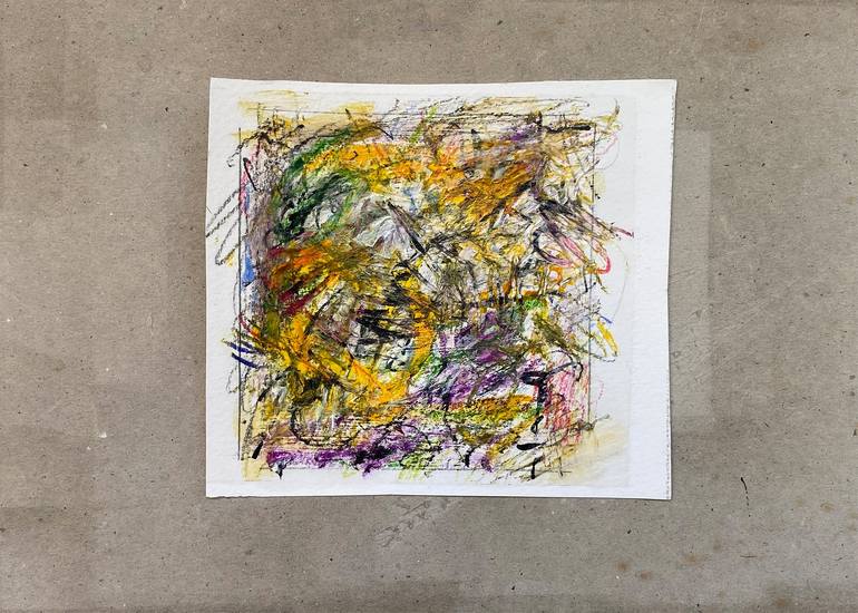 Original Abstract Drawing by David Ronce
