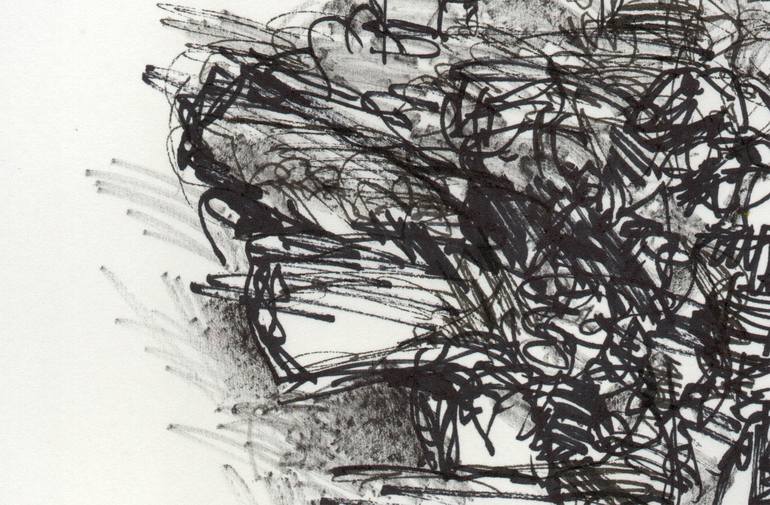 Original Abstract Expressionism Abstract Drawing by David Ronce