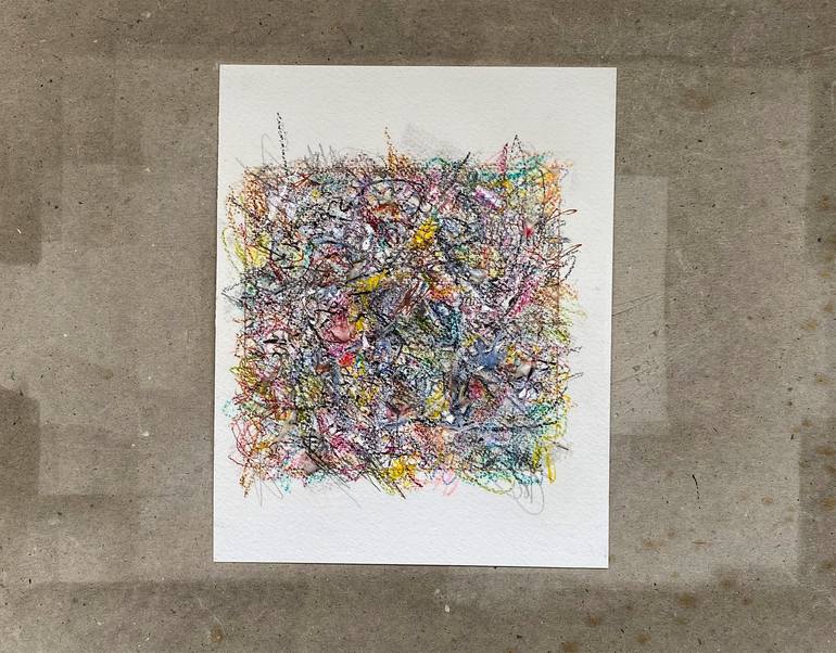 Original Abstract Drawing by David Ronce