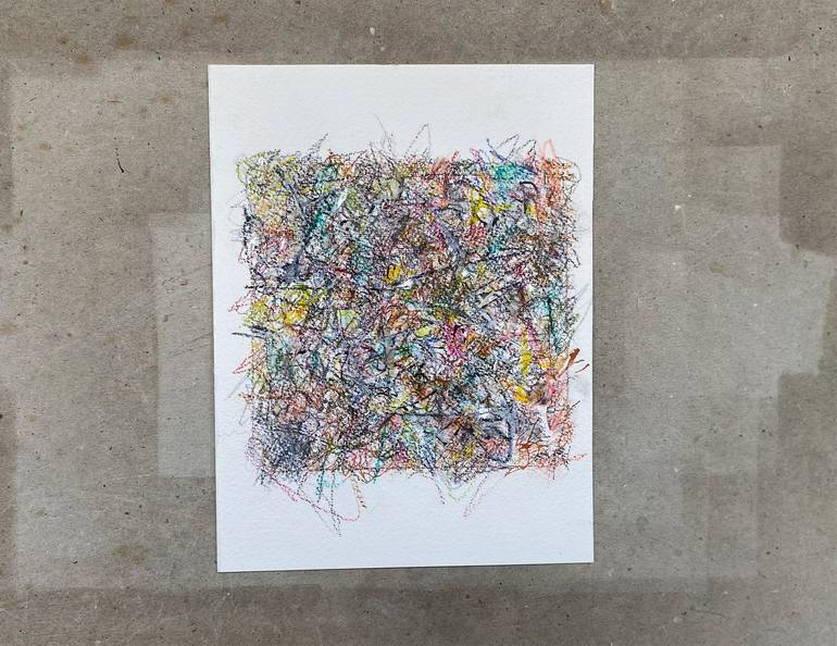 Original Abstract Expressionism Abstract Drawing by David Ronce