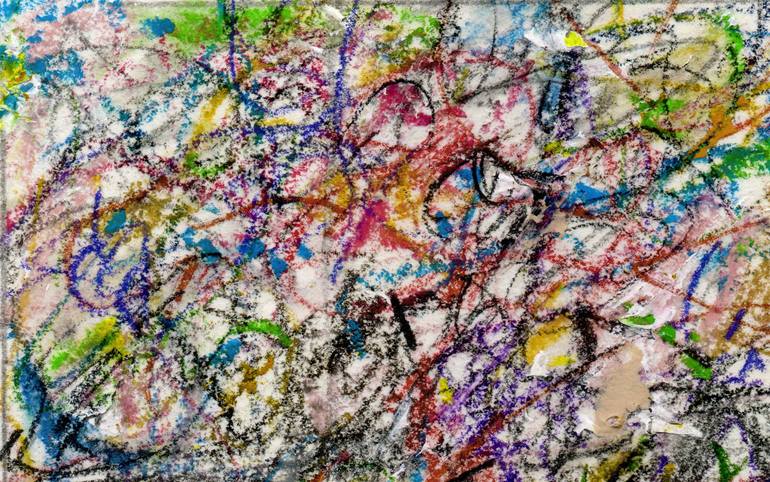 Original Abstract Expressionism Abstract Drawing by David Ronce