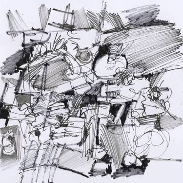 Original Abstract Drawings by David Ronce