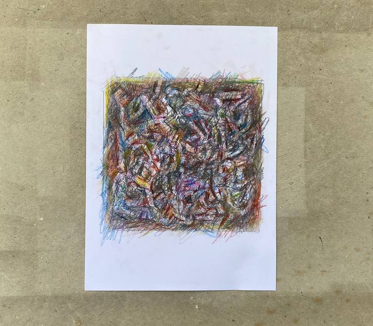 Original Abstract Drawing by David Ronce