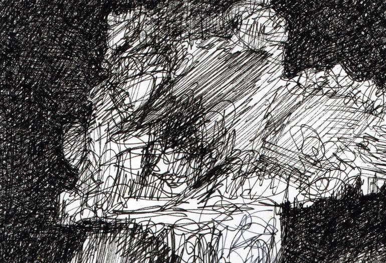 Original Abstract Expressionism Abstract Drawing by David Ronce