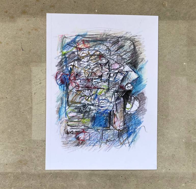 Original Abstract Drawing by David Ronce