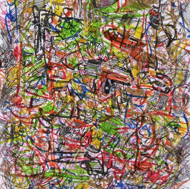 Original Abstract Expressionism Abstract Drawings by David Ronce