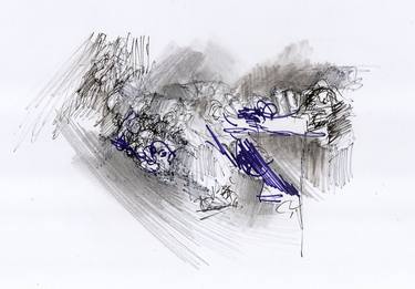 Original Abstract Expressionism Abstract Drawings by David Ronce