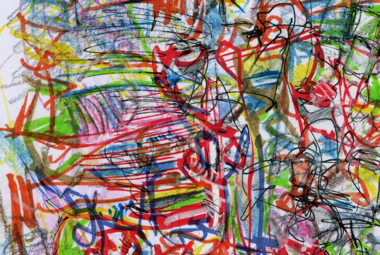 Original Abstract Expressionism Abstract Drawing by David Ronce