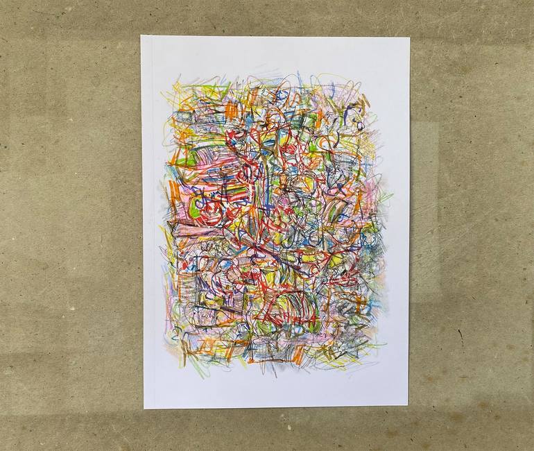 Original Abstract Expressionism Abstract Drawing by David Ronce