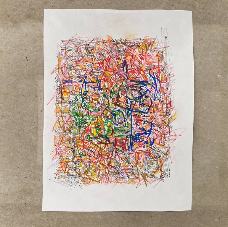 Original Abstract Expressionism Abstract Drawing by David Ronce