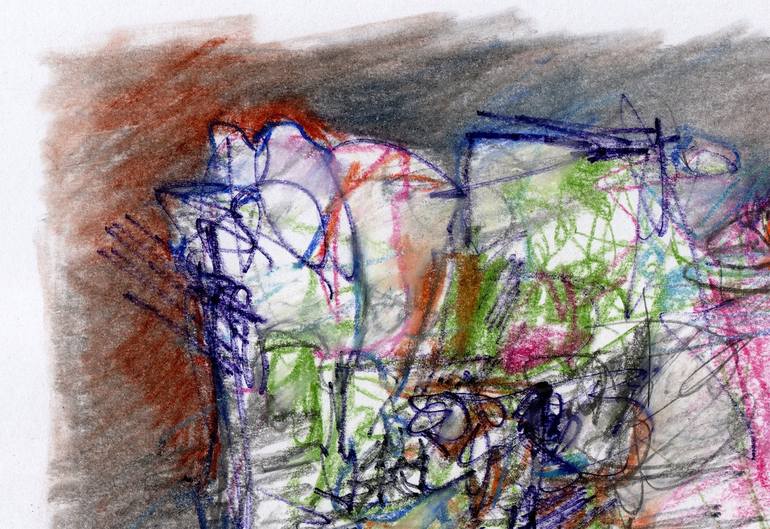 Original Abstract Expressionism Abstract Drawing by David Ronce