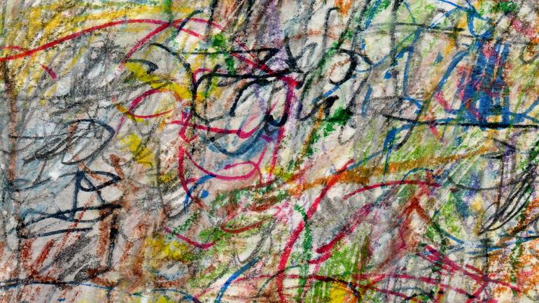 Original Abstract Expressionism Abstract Drawing by David Ronce