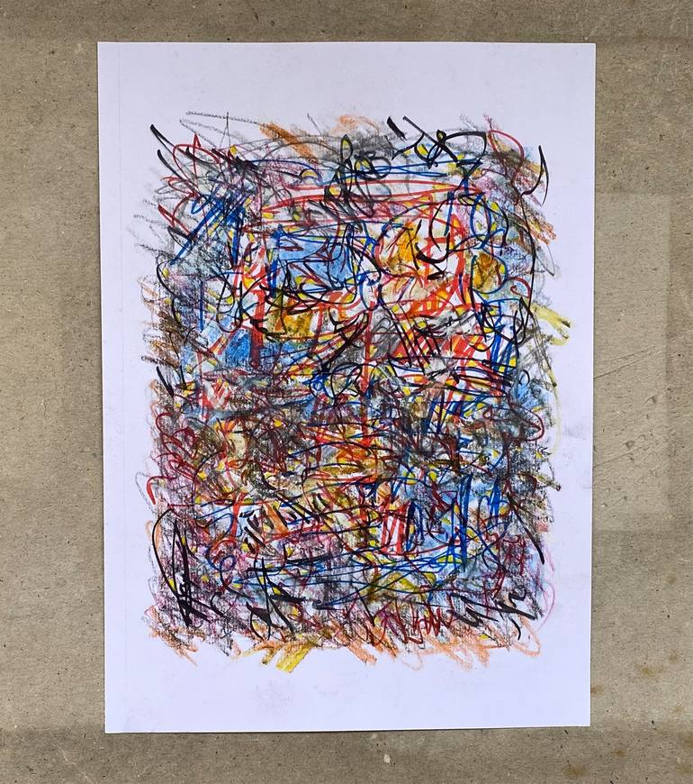 Original Abstract Expressionism Abstract Drawing by David Ronce