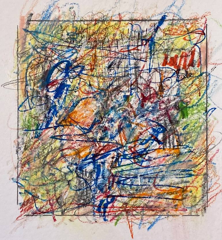 Original Abstract Expressionism Abstract Drawing by David Ronce