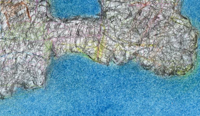 Original Abstract Expressionism Abstract Drawing by David Ronce