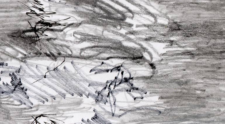 Original Abstract Expressionism Abstract Drawing by David Ronce