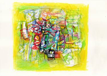 Original Abstract Expressionism Abstract Drawings by David Ronce