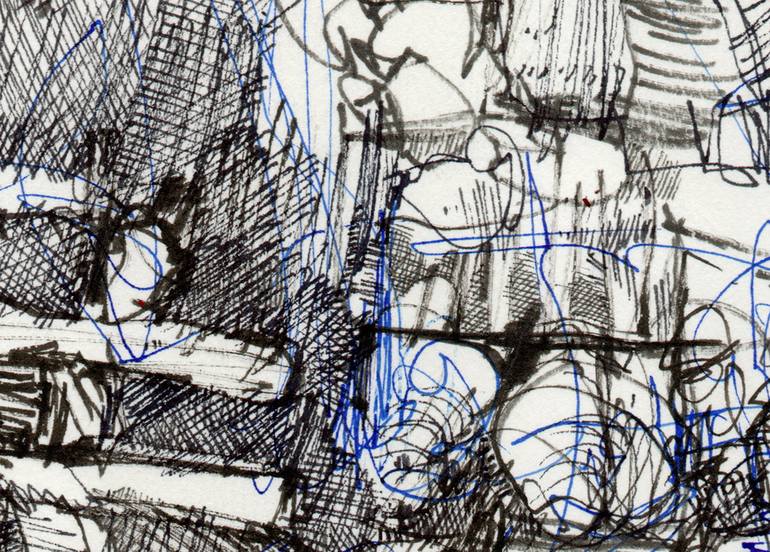 Original Abstract Expressionism Abstract Drawing by David Ronce