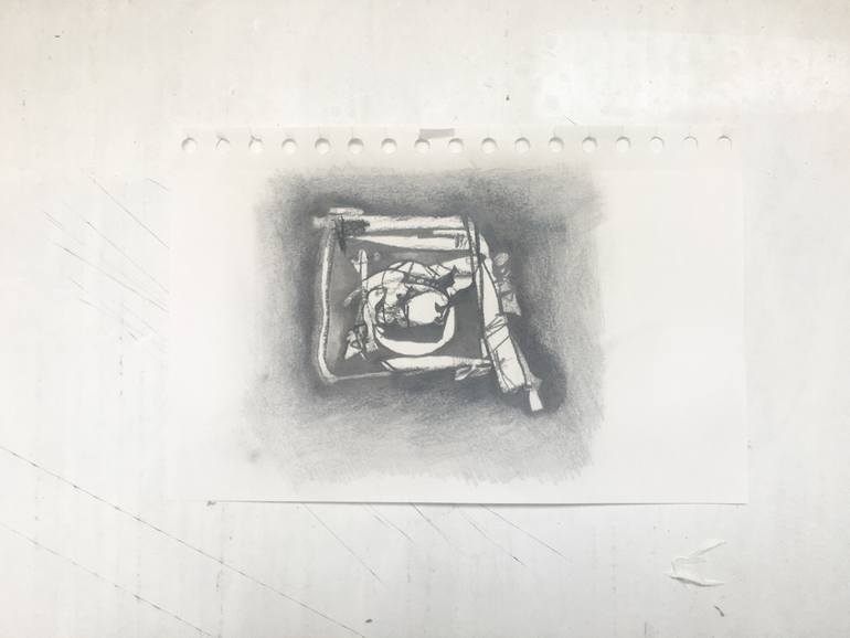 Original Abstract Expressionism Abstract Drawing by David Ronce